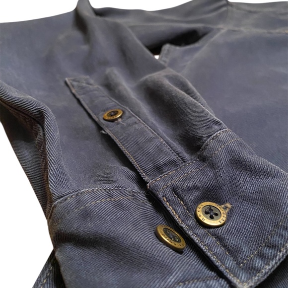 Royal Robbins mens Cotton Twill button up shirt Navy Medium - Picture 4 of 7